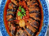 Kebab cu vinete la cuptor
