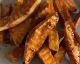 A picture of step 4 of Pumpkin chips 🍟🎃.