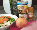 Foto del paso 1 de la receta Pavo con salsa de coco y curry