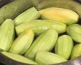 A picture of step 1 of Kheer-Potol/Parwal or Potol Mishti.
