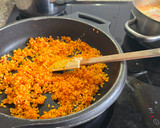 Foto del paso 6 de la receta: Arroz meloso con gambas y pimiento rojo