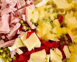 Foto del paso 2 de la receta: Muffins de jamón, verduras y queso