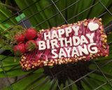 Foto langkah ke 12 dari resep Kue Ulang Tahun Cantik Basecake Fudgy Brownies / Cara membuat coklat ganache.