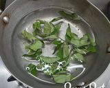 A picture of step 1 of Curry Leaves Tea.