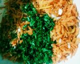 Foto del paso 5 de la receta: Tortilla de zanahorias con albahaca