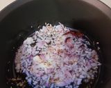 A picture of step 2 of Garlic Mushrooms as Starter.