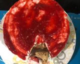 A picture of step 8 of Strawberry cheese cake.