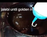 A picture of step 5 of Jalebie😋.
