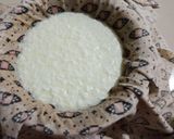 A picture of step 1 of Kesar shrikhand.