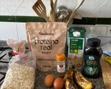 Foto del paso 1 de la receta BANANA BREAD protéico