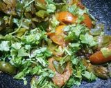 A picture of step 4 of Capsicum Bean Vegetable(Sem) Fried.
