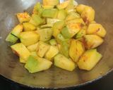 A picture of step 3 of Falahari Kaddu.