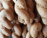 Φωτογραφία βήματος 2 της συνταγής 🐣 Νηστίσιμα κουλουράκια με ταχίνι και τρούφα σοκολάτας 🐣