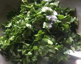 A picture of step 2 of Water Spinach Saag.