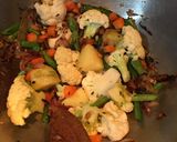 A picture of step 5 of Winter Vegetable Pulao.