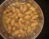 A picture of step 1 of Rajma.