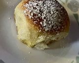A picture of step 10 of Honeycomb Buns with sweet glaze 😍.