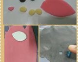 Foto langkah ke 12 dari resep Step by step membuat bento "my melody" tanpa cetakan khusus.