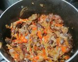 A picture of step 4 of Peppered Gizzard.