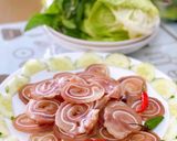 Hình bước làm 3 của món Tai heo ngâm nước mắm