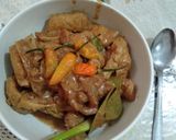 Foto langkah ke 3 dari resep Sayur Krecek kulit sapi tahu pedas legit.
