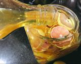 Hình bước làm 3 của món Chanh đào ngâm mật ong trị ho