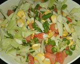A picture of step 1 of Mix Veg Soup.