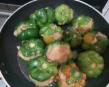 Stuffed green capsicum recipe step 5 photo