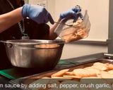 รูปขั้นตอนการทำที่ 3 ของ มันฝรั่งอบครีมซอส potatoes baked