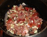 Foto del paso 4 de la receta Judías verdes y champiñones con jamón serrano