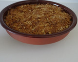 Foto do passo 1 de Crumble de maçã com flocos de aveia com canela com gelado