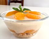 A picture of step 4 of Cherimoya trifle.