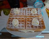 Pas rețetă Tort de gofre cu cremă de vanilie și oreo 9 fotografie