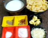 વ્હાઈટ સોસ પાસ્તા (white sauce pasta in Gujarati) રેસીપી સ્ટેપ1ફોટો