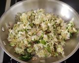 A picture of step 3 of Drumstick flower spicy fry.