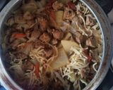 A picture of step 3 of Punjabi Pulao.