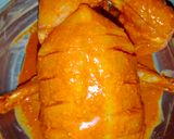 A picture of step 3 of Murgh Mussallim.
