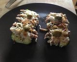 Foto del paso 6 de la receta Calabacín con queso y salmón