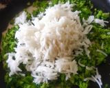 A picture of step 3 of Tricolour Rice.