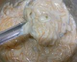 A picture of step 8 of Butterscotch custard flavoured kulfi falooda.