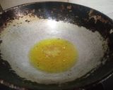 A picture of step 2 of Leftover boondi raita kadhi.