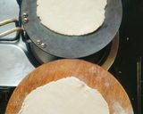 A picture of step 3 of Barley flour Roti (jau ki Roti) 😋😋.