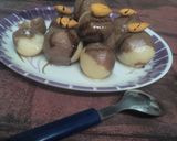 A picture of step 23 of Two In One brown semolina rasgulla.