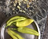 A picture of step 1 of Stuffed mulag (mirchi)chilli.