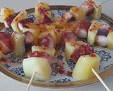 Foto del paso 5 de la receta Brochetas de pulpo a la gallega