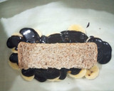 Foto del paso 4 de la receta: Strudel de Plátano, Chocolate Negro, Chocolate Blanco y Pistacho