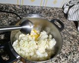Foto del paso 1 de la receta Tacos de coliflor rellenos de pollo, huevo duro y zanahoria en salsa casera de mostaza y miel