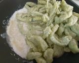 Cukkinis-túrós nudli🥒 recept fázis 3 fotója