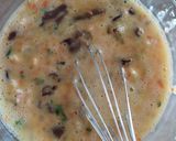 Foto langkah ke 8 dari resep Omelet udang jamur sayuran.
