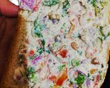 A picture of step 2 of Rava Toast.
